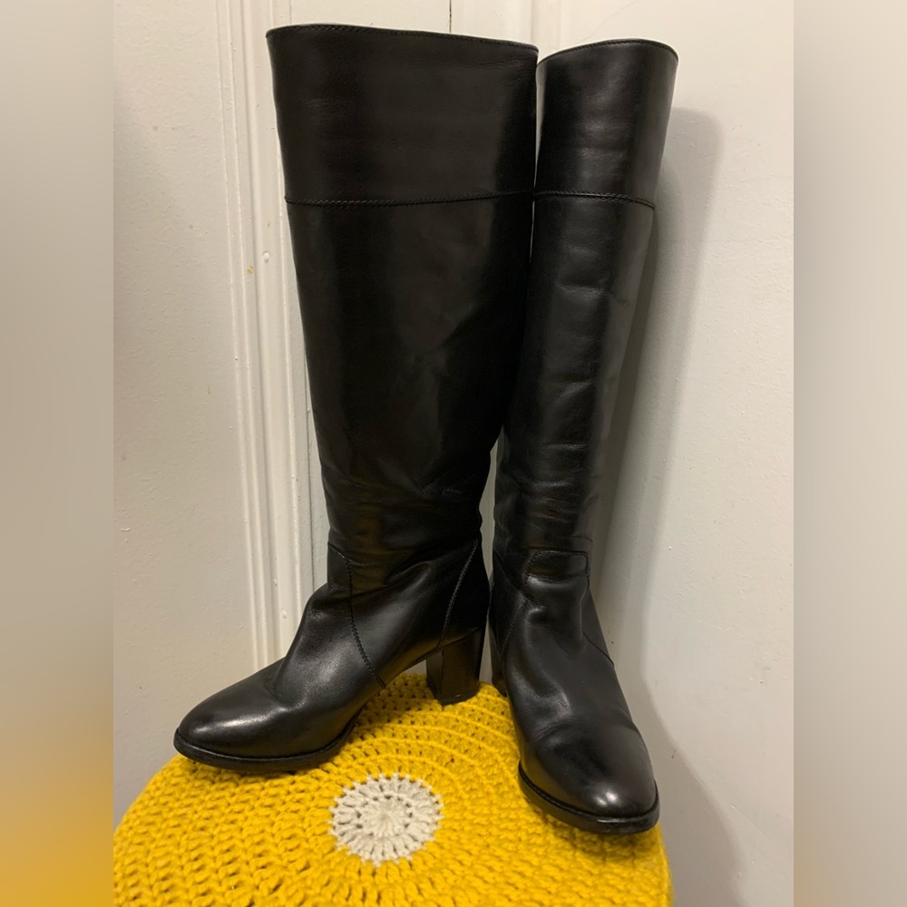 J Crew Low Heel Stack Boots